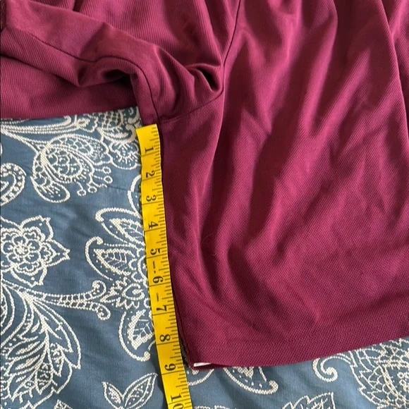 Maroon and White Men Shorts -L - Picture 8 of 9